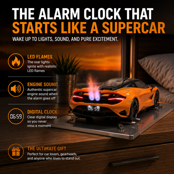 Redline Alarm Clock display