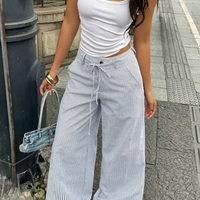 Striped Wide Leg Pants